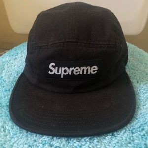 Supreme Camp Black SS17 Leather Strap